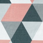 Zasłona 140x250 na Przelotkach Adina Geometryczny Wzór Eurofirany
