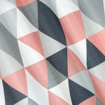 Zasłona 140x250 na Przelotkach Adina Geometryczny Wzór Eurofirany