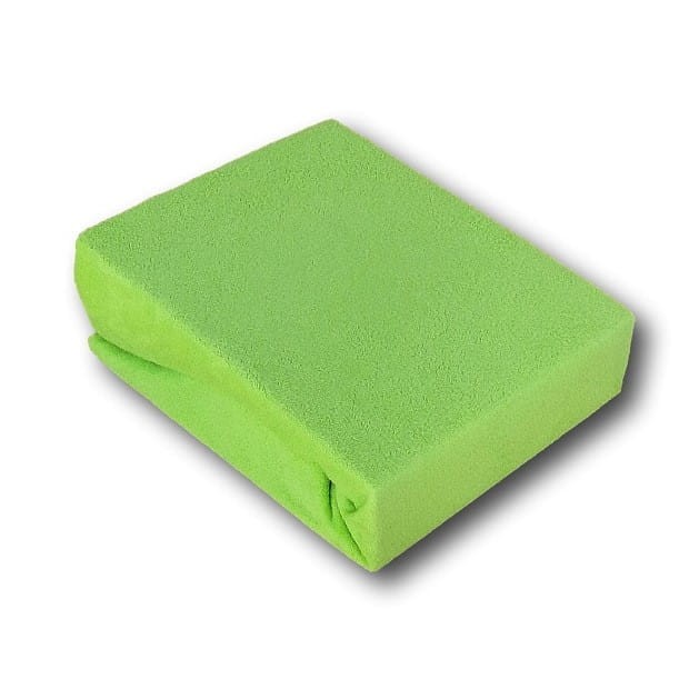 Prześcieradło Frotte z Gumką 160x200 Limonka 58