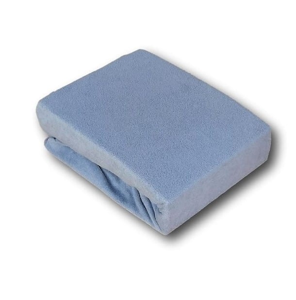 Prześcieradło Frotte z Gumką 160x200 Popiel 60