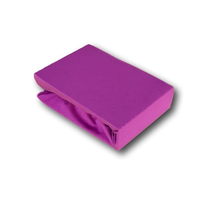 Prześcieradło Jersey z Gumką 160x200 Amarant 62