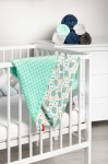 Kocyk Minky 75x100 Mięta Jeżyki